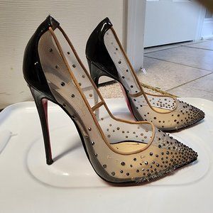Christian Louboutin Follies Strass Pumps